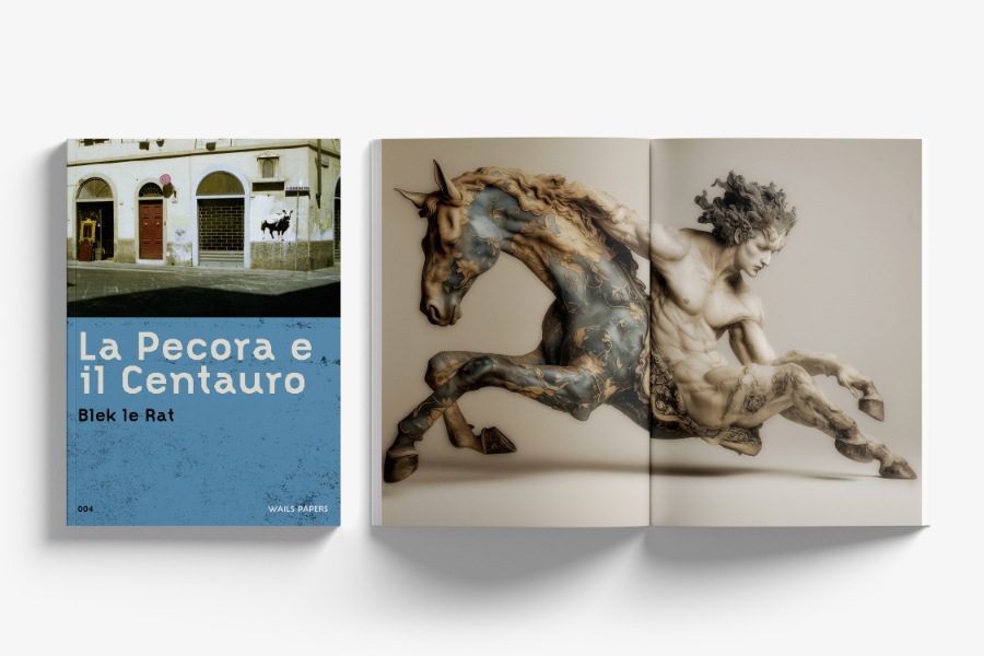 Anna Utopia Giordano — WAILS PAPERS 04, Blek le Rat — La Pecora e il Centauro